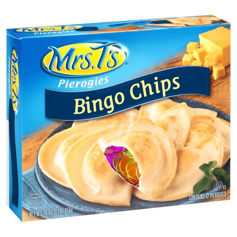 bingo chips pierogy