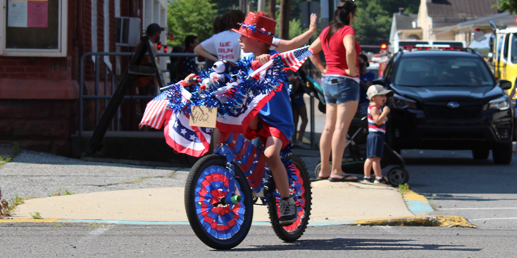 port carbon fourth of july 2020 patriotic bike