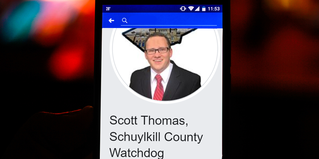 scott thomas schuylkill county watchdog facebook