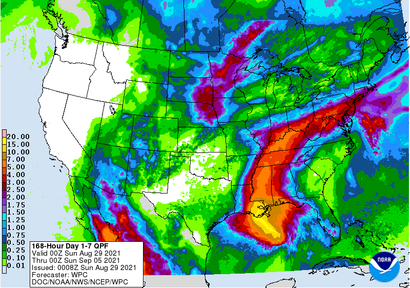 hurricane ida rainfall total schuylkill county pa